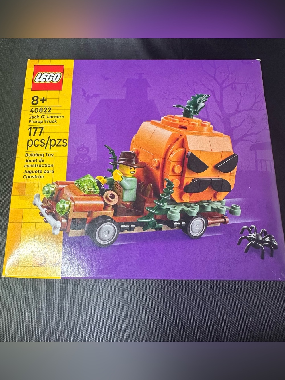 LEGO 40822 Jack-O’-Lantern Pickup Truck Halloween 177 Pieces NIB